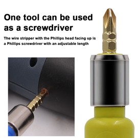 Handheld Electric Drill Wire Stripper Fast Wire Stripping Tool Electric Wire Peeling Machine for Power Drill Driver