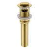 SUMERAIN Brass Pop Up Drain Stopper for Bathroom Sink with