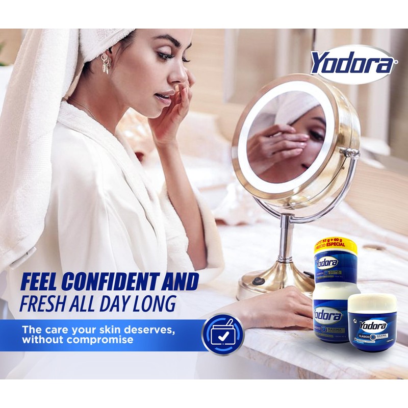 Classic Deodorant Yodoraa PACK of 60gr /2.11oz & 32g /1.12oz