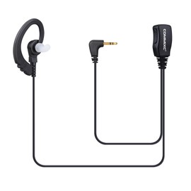 COMMIXC 2-Pack Walkie Talkie Earpieces with Mic PTT, 2.5mm 1-Pin Two Way Radio Headset, Compatible with Motorola Talkabout Walkie Talkies