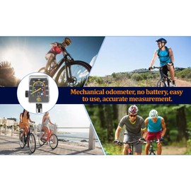 SUNGOOYUE Bicycle Odometer Waterproof Mechanical Bicycle Computer Speedometer