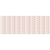 100pcs Shaped Paper Clips Electroplating Rose Gold Series Metal Portable
