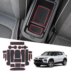 2026 Trailblazer Door Slot Mats for Chevy Trailblazer 2026 Accessories Center Console Liner Mats Compatible with 2021 2022 2023 2024 2025 2026 Chevy Trailblazer RS/LS/LT/Activ(19PCS/Sets)