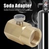 Mini Brass Filling G1-2 to W21.8-14 Soda Water Valve Adapter