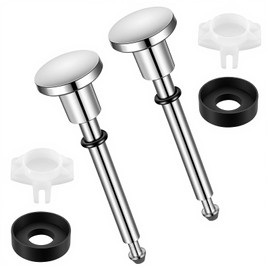 Gjinxi 2 Set Tub Spout Diverter Repair Kit, Includes 2 Diverter Valve, 2 Cup Seals and 2 Gates, Shower Diverter Repair Kit Bathroom Shower Bathtub Leaky Faucet Repair Replacement Parts
