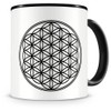 Samunshi® Flower of Life Coffee Cup Height 95 mm /