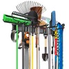 WALMANN Wall Mount Tool Organizer, Mop and Broom Holder, Garage