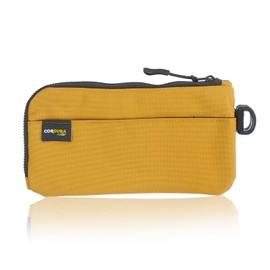 Fine Plus 0520650 Lee L-Shaped Zipper Cordura Long Wallet, Recycled Bill Storage, Card Storage, Braun