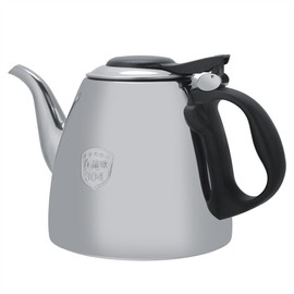 Stainless Steel Teapot, Large Capacity Stove-top Tea Coffee Pot Kettle Induction Kettles for Boiling Hot Water, 1.2L