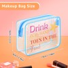 Gfhzdmf Beach Lover Gift for Women Girl Clear Makeup Bag