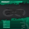 SCITOO Glossy Black Front Bumper Lip Fits for 2019-2021 for
