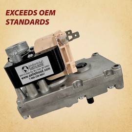 Englander PU-047040 Tabbed Top & Bottom Auger Feed Motor for 25-PDVC, 55-SHP10, 25-PDV, 25-SHP, 55-TRP Pellet Stoves 1 RPM Counter Clockwise Gearbox PH-CCW1T