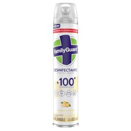 Family Guard Desinfectante de Superficies y Ambientes en Aerosol, Aroma Cítrica, 400mL