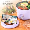 Olla Eléctrica, 450 W, Mini Olla Eléctrica Multifuncional, Capacidad de