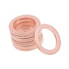 A ABSOPRO 10Pcs 14mm x 20mm x 1.5mm Copper Flat