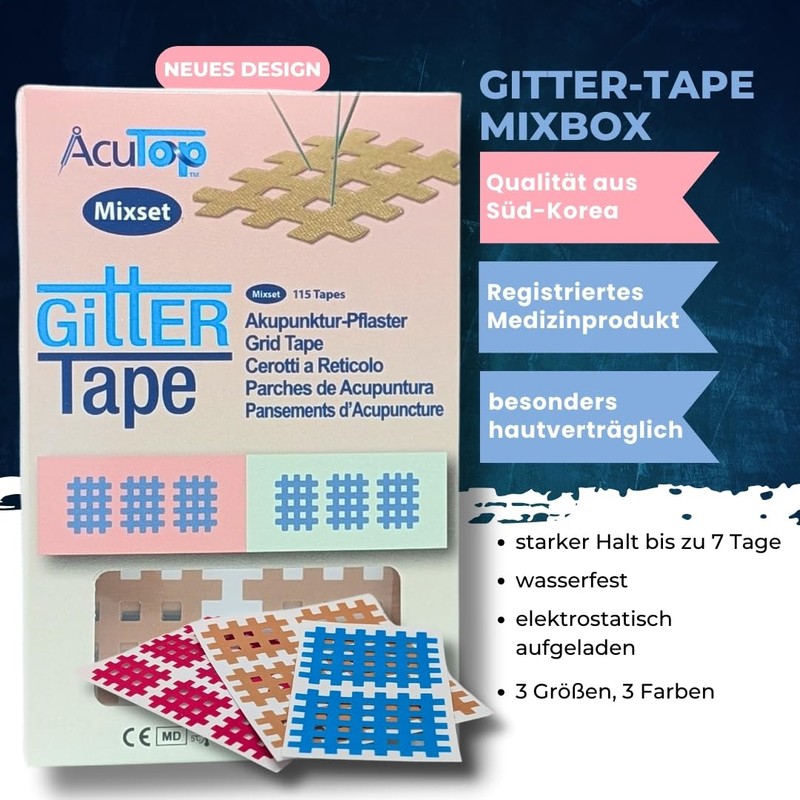 AcuTop Grid Tapes - Targeted and Gentle Support According to