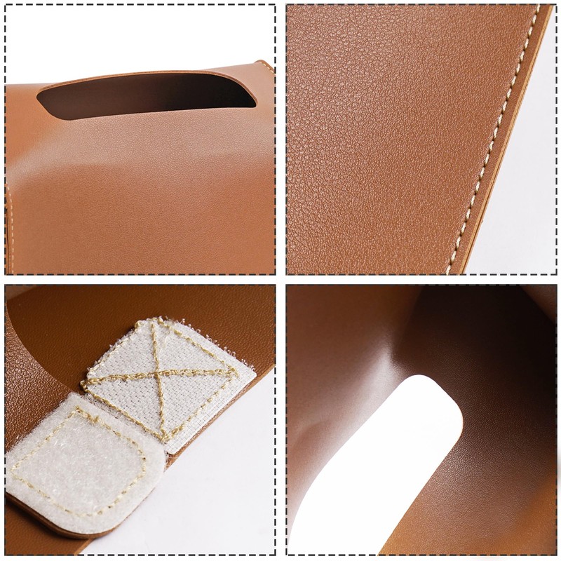 Haecsfl Leather Cover for Disposable Paper Hand Towel Box, Compatible