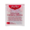 YOGI TEAS - AYURVEDIC Organic Positive Energy Cranberry Hibiscus 17bags