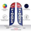 LookOurWay Feather Flag Bundle 3-Pack - 12 Feet Tall Advertising