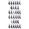 M.H.A.style One-Touch Necktie with Dimples, Striped, No Tie Tie, Easy
