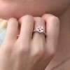 Gem Stone King 925 Sterling Silver Peach Simulated Morganite and