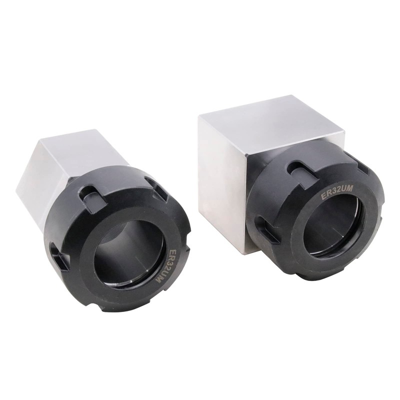 ER-32 Collet Chucks Block Set of 2 Square and Hex