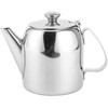 Stainless Steel 600ml Tea Pot with flip lid and Handle,
