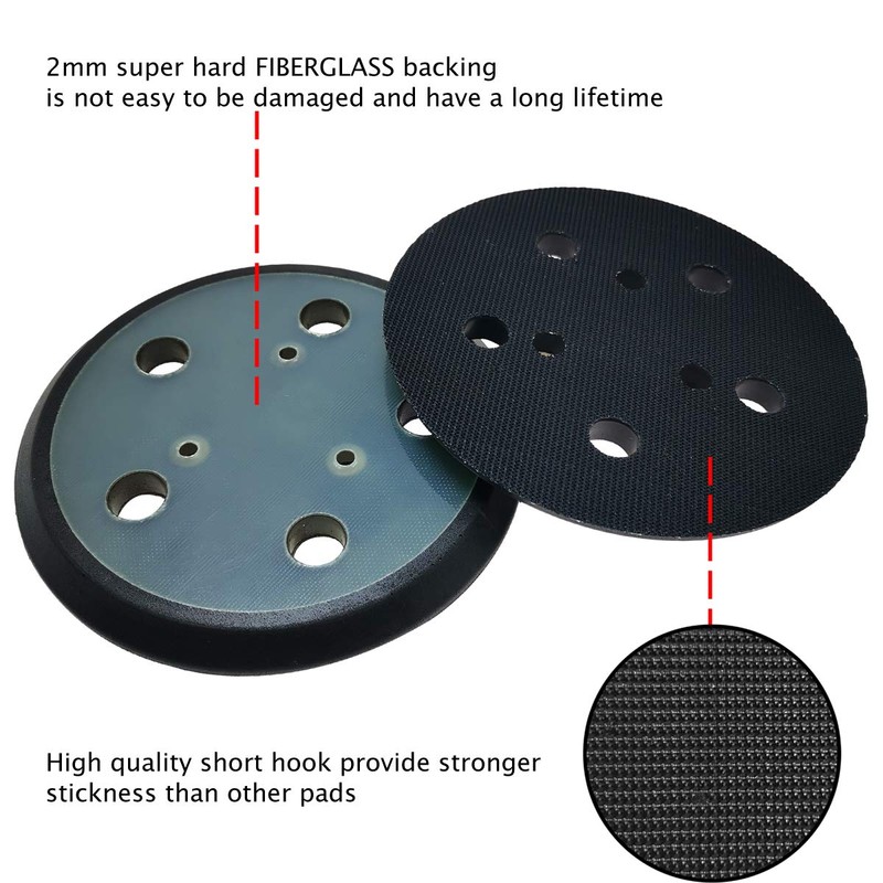 5" Sander Replacement Pad - Fit Porter Cable 333 and