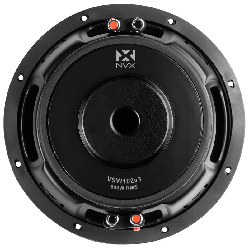 NVX VSW102v3 1200W Peak (600W RMS) 10" VS-Series v3 Dual