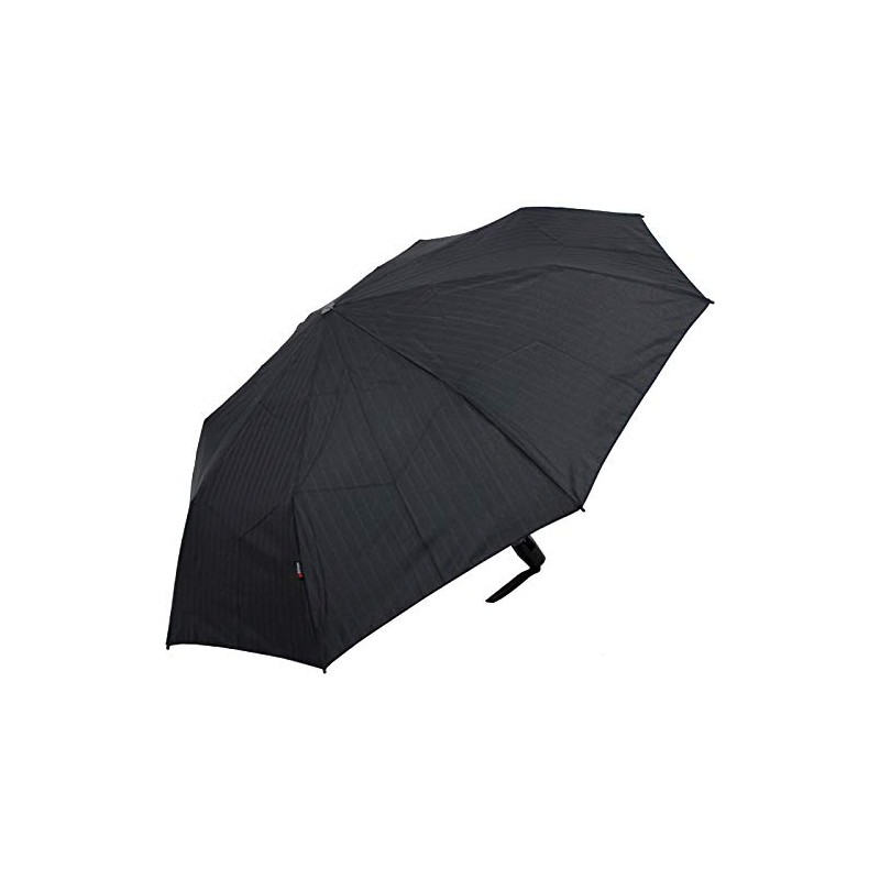 Knirps Fibre T2 Duomatic Umbrella - Pinstripe, black, pinstripe