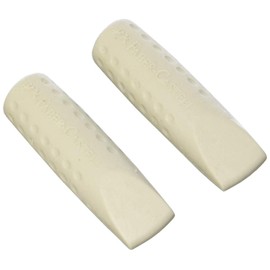 Faber-Catell Erasaer Cap 2001 Twin Pack (2 pieces = 1 bag) white