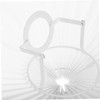 NUOBESTY Bedroom Lampshade White Table Lampshade Umbrella Shape Easy to
