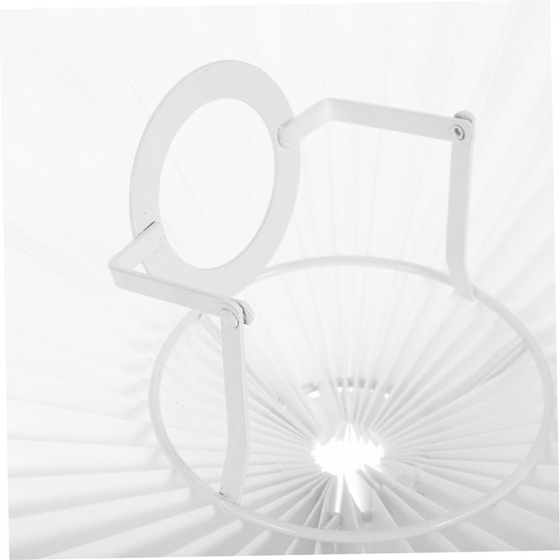 NUOBESTY Bedroom Lampshade White Table Lampshade Umbrella Shape Easy to