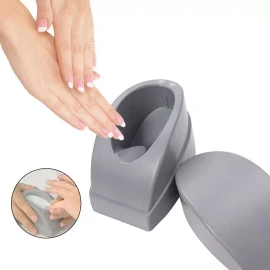 TechMel Base Para Pintar Uñas Francesas Curva Con Contenedor