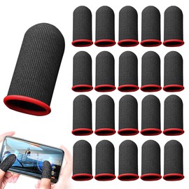 Finger Sack, Game Finger Sack, Smartphone Game, Seamless, 20 Pieces, For Games, Soft Touch, Improved Tightness, Soft Finger Sack for Smartphones, Anti-perspiration, Improved Operability, Ultra Thin