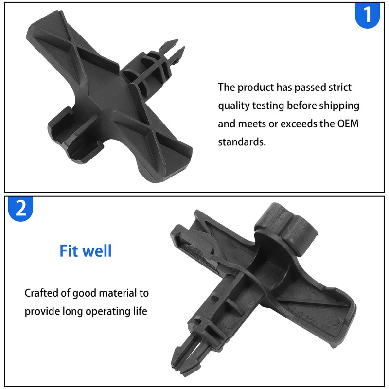GNXfixt Bonnet Locking Mechanism for Smart Fortwo 451 2008-2012, Set