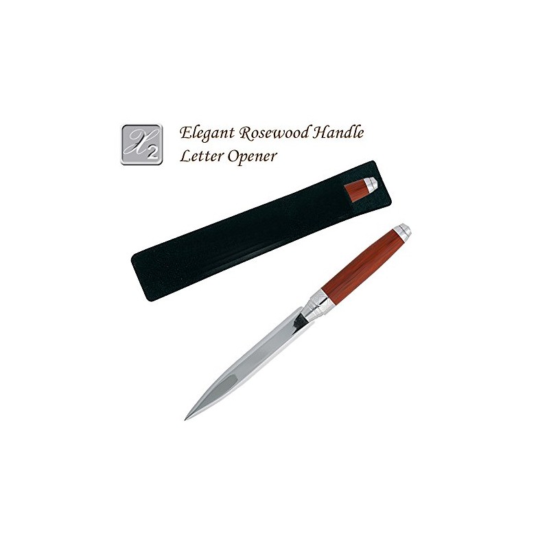 Elegant Luxury Rosewood Handle Letter Opener