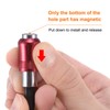 sourcing map 3pcs Magnetic Extension Chuck Adapter 6" 1/4 Inch