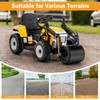 Costzon Ride on Car, 12V Road Roller with Remote Control,
