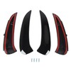 Pair of Rear Bumper Side Vent Spoiler Trim Left Right