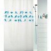 Spirella Anti-Mould Shower Curtain "Birds" Anti-Bacterial, Washable, Waterproof PEVA 180