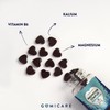 GOMICARE - Magnesium Komplex - Magnesiumcitrat - Zuckerfreie Gummibärchen -
