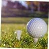Kisangel 100pcs Golf Tees Ball Racks Wooden Golf Tee Base