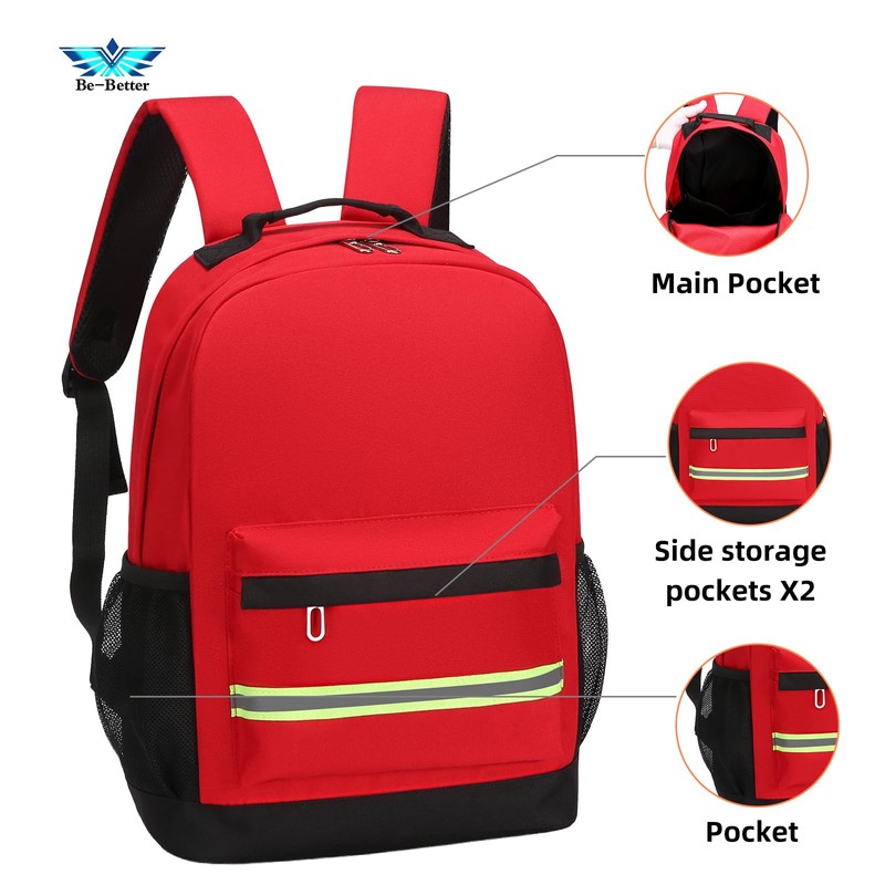Be-Better Medical Backpack Empty Emergency Bag,First Aid Backpack Storage for