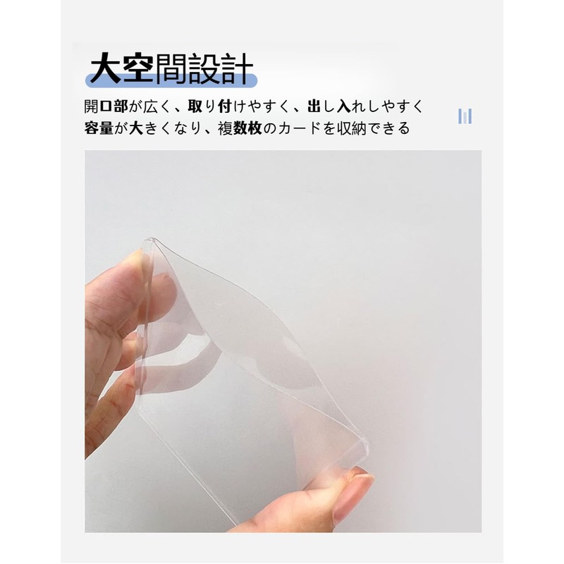 Ginhkok Hard Card Case, Horizontal, Set of 30, Double-Sided Protection,