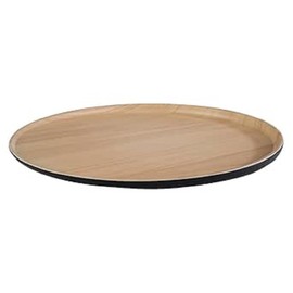 APS Frida Look 84944 Tray Diameter 31.5 cm Height 1.5/2.5 cm Melamine Black Wood Effect