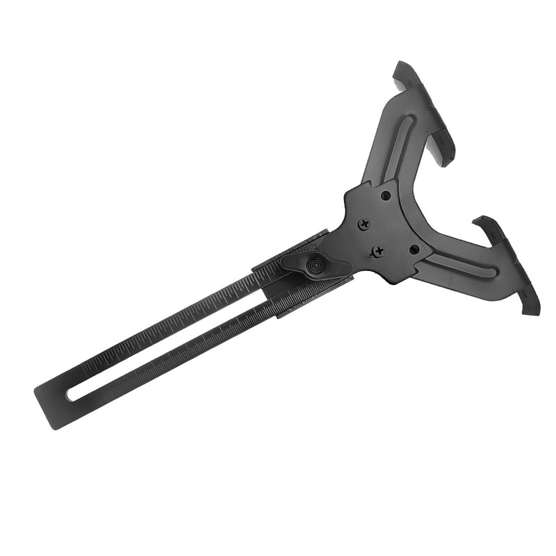 Compact Router Edge Guide for Fixed Base Full Metal Structure