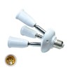 WPJCS 3 in 1 E27 Light Socket Splitter Adapter, Standard
