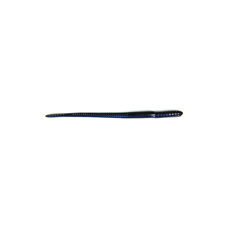 Roboworm Straight Tail Worm Bait (Midnight, 7-Inch)