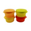 Tupperware 1oz Smidgets Pill Dressing Mini Container Set of 4